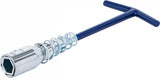 SPARK PLUG WRENCH WITH T-HANDLE, JOINT SPRING | HEXAGON 16 MM / 21 MM (142)