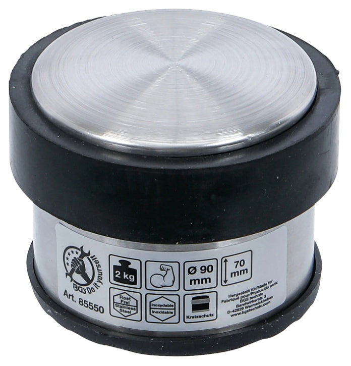 FLOOR DOOR STOP | STAINLESS STEEL | 90X70 MM | 2 KG (85550)