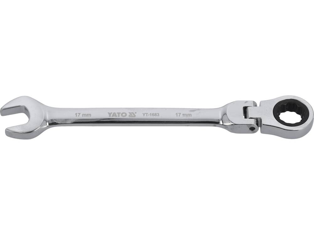 FLEX. RATCHET COMBINATION WRENCH 17MM (YT-1683)