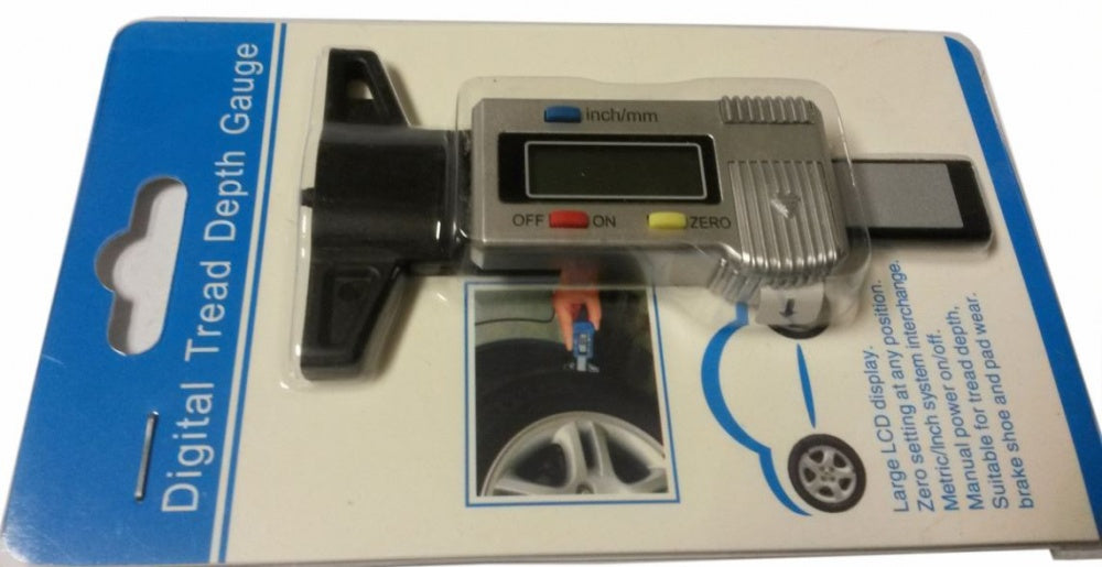 TIRE TREAD DEPTH GAUGE DIGITAL (SK1941)