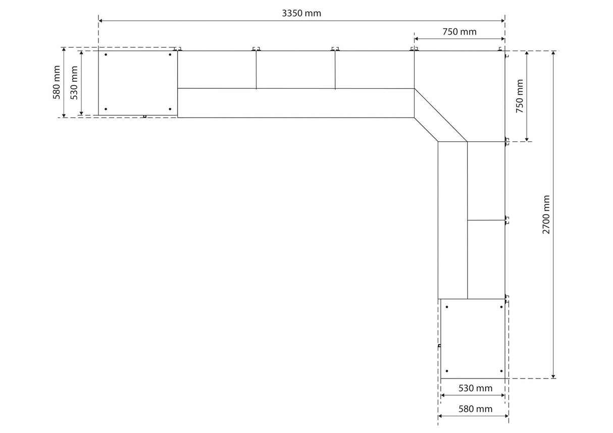 STORAGE SYSTEM COMBINATION | WORKSHOP | WOODEN | 8 COMPONENTS (80160)