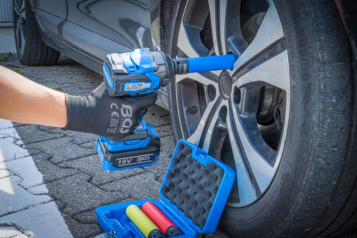 PROTECTIVE IMPACT SOCKET SET | EXTRA DEEP | 12.5 MM (1/2") DRIVE | 17 / 19 / 21 MM | 3 PCS. (74567)