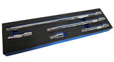 EXTENSION BAR SET FOR SOCKETS | CR-V 50BV30 | 12.5 MM (1/2") | 5 PCS. (SK1236)