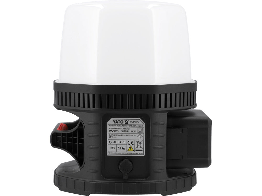 FLOODLIGHT 18V 10000LM 360° IK08 (YT-829670)