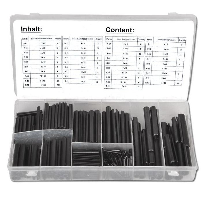 ROLL PIN ASSORTMENT | 450 PCS. (8054)