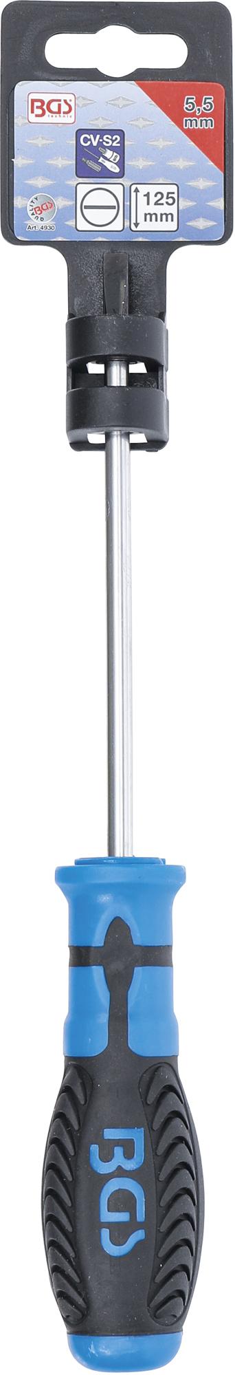 SCREWDRIVER | SLOT SL 5.5 MM | BLADE LENGTH 125 MM (4930)