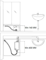 WASTE PUMP FOR SHOWER AND BASIN (75945)