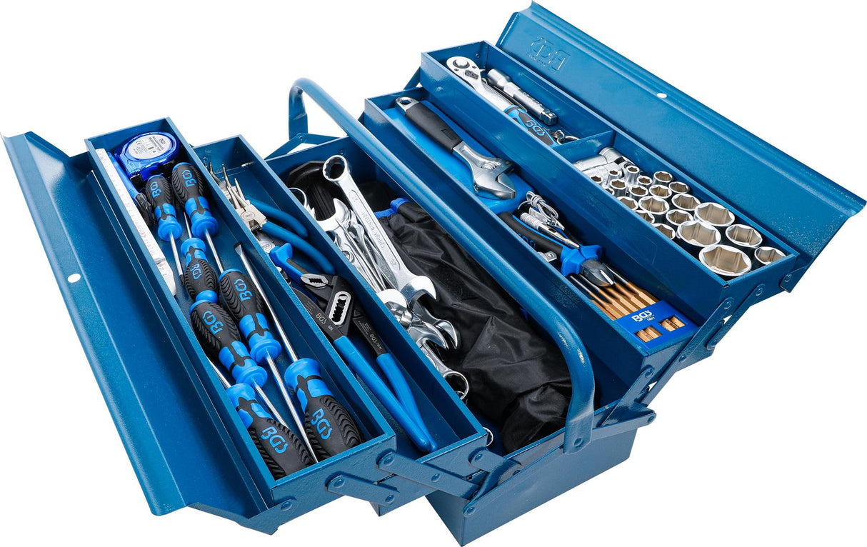 METAL TOOL BOX INCL. TOOL ASSORTMENT | 137 PCS. (3340)