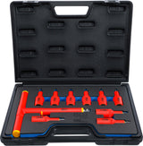VDE BIT SOCKET SET | 12.5 MM (1/2") DRIVE | T-STAR (FOR TORX) T20 - T55 | 10 PCS. (7131)