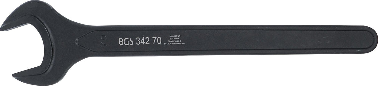 SINGLE OPEN END SPANNER | DIN 894 | 70 MM (34270)