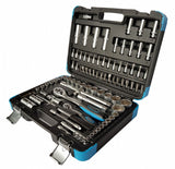 SOCKET SET | 6.3 MM (1/4") + 12.5 MM (1/2") | 94 PCS. (KR121094B)
