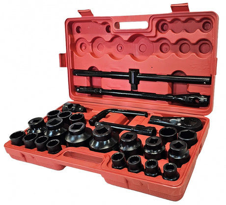 IMPACT SOCKET SET | CR-MO | 6-12 POINT MIX | 25 MM (1") | 20 MM (3/4") | 26 PCS. (H4220626)