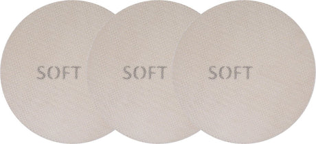 SANDING MESH ROUND | SOFT | DUST-PERMEABLE VELOUR | 225 MM / P120 | 3 PCS. (YT-84573)