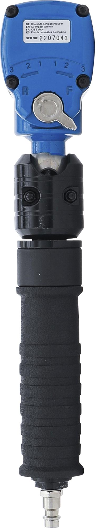 AIR IMPACT WRENCH | ANGLED AND IMPACT SOCKET SET | 12.5 MM (1/2") | 650 NM | 10 PCS. (74348)