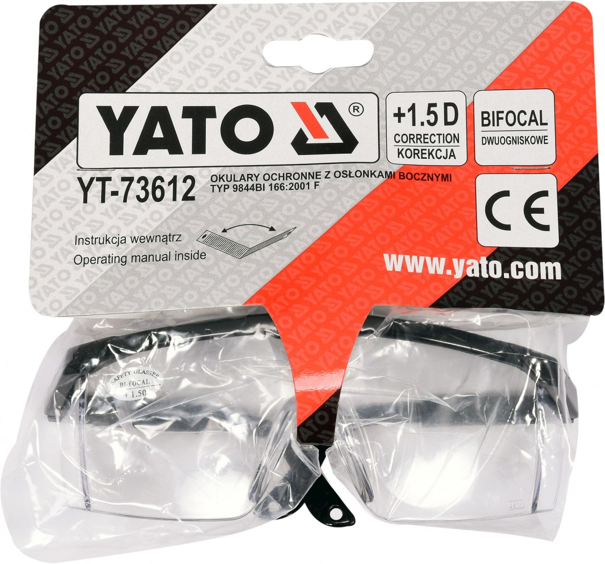 CORRECTIVE PROTECTION GLASSES WITH POLYC (YT-73612)