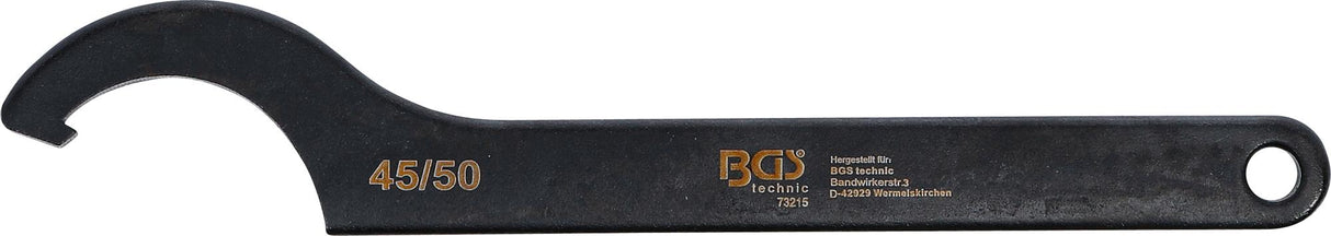HOOK WRENCH WITH NOSE | 45 - 50 MM (73215)