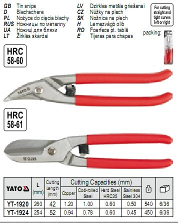 ENGLISH SNIPS 0.7MM (YT-1924)