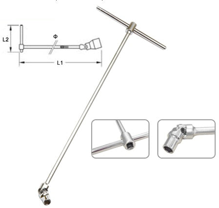 T-HANDLE UNIVERSAL JOINT SOCKET | 16 MM (8880-16)