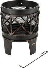 GARDEN STEEL FIRE BASKET 42CM (99702)