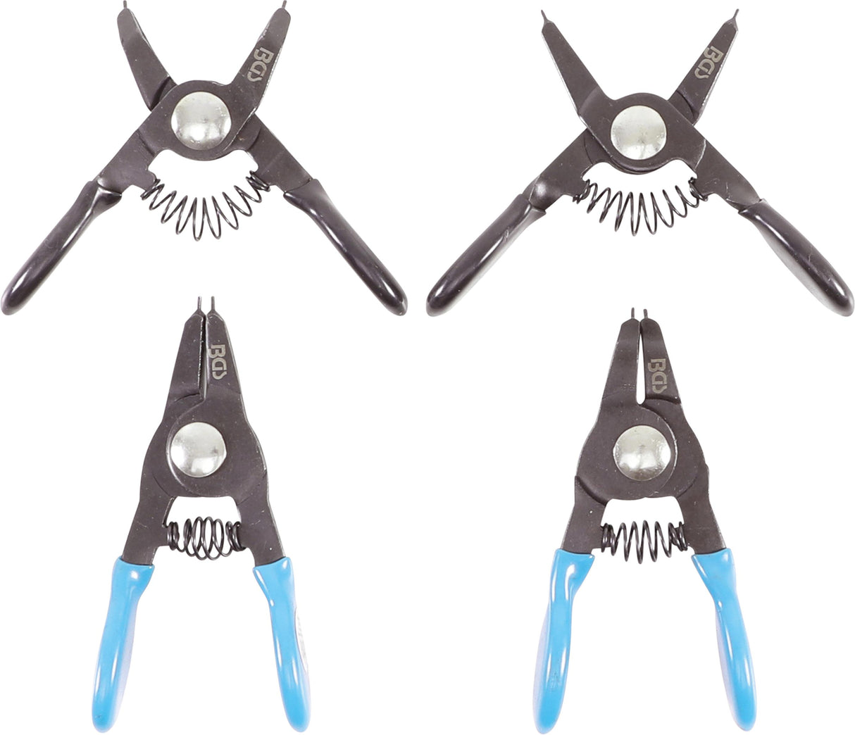 CIRCLIP PLIERS SET | FOR SMALL CIRCLIPS | 80 MM | 4 PCS. (444)