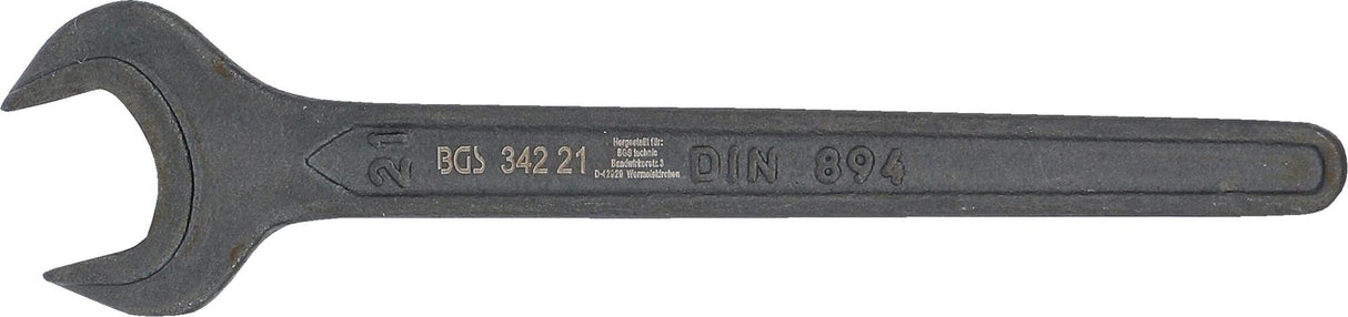 SINGLE OPEN END SPANNER | DIN 894 | 21 MM (34221)
