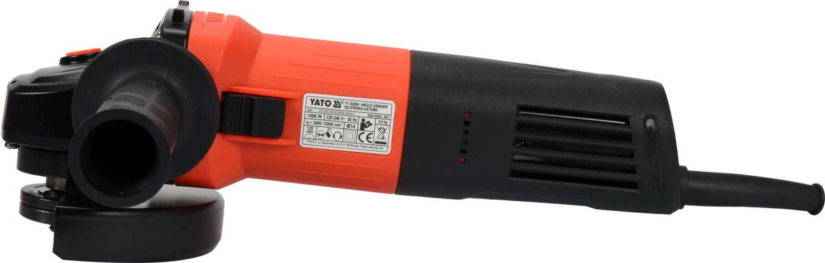 ANGLE GRINDER 1400W 125MM VARIABLE SPEED (YT-82098)