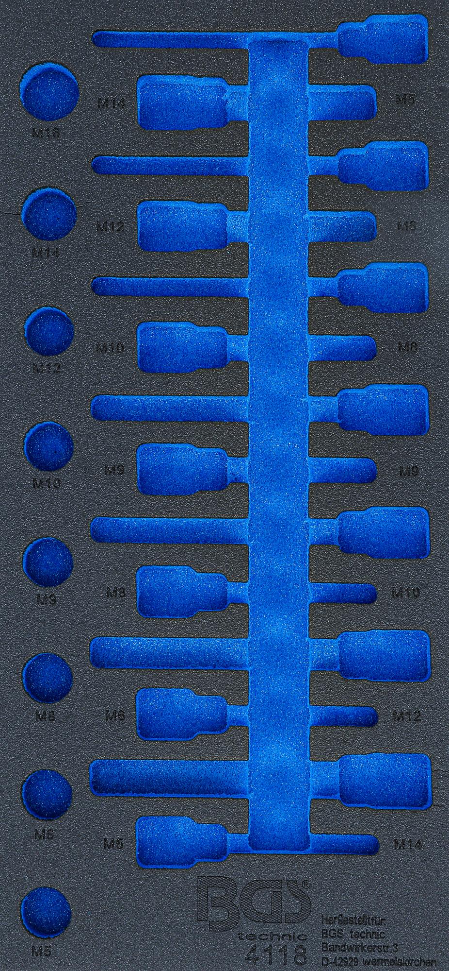 TOOL TRAY 1/3 | EMPTY | FOR BGS 4118 (4118-1)