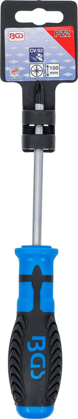 SCREWDRIVER | CROSS SLOT PZ2 | BLADE LENGTH 100 MM (4933)