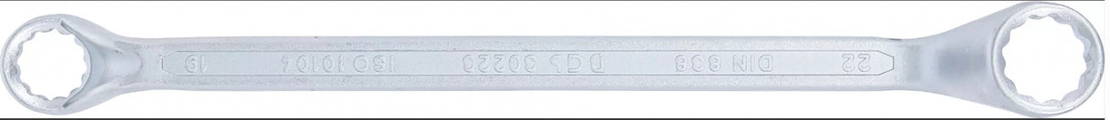 DOUBLE RING SPANNER | DEEP OFFSET ENDS | 19 X 22 MM (30223)