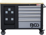 WORKSHOP TROLLEY | 2X 5 DRAWERS | 1 CABINET | EMPTY (4199)