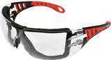 SAFETY CLEAR GLASSES W. ELASTIC STRAP (YT-73700)