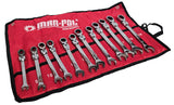 RATCHET WRENCH SET | FLEX HEAD | 8-19 MM | 12 PCS. (H00603)
