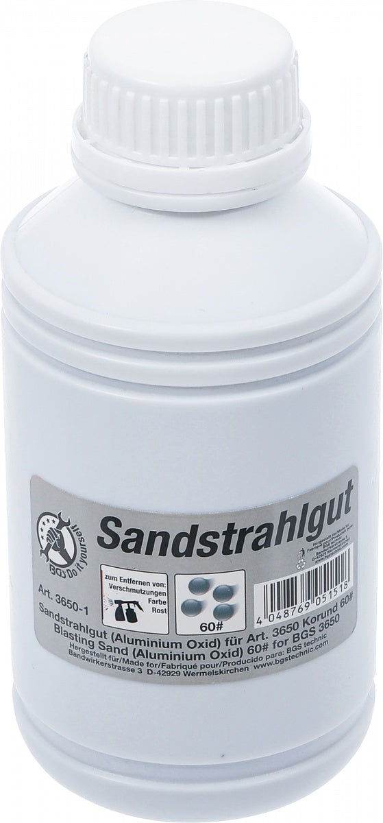 BLASTING SAND | ALUMINIUM OXYDE | 60# | 850 G (3650-1)