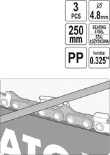 CHAIN SAW FILE WITH GUIDE 4.8MM (YT-85032)