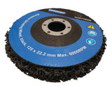GRINDING DISC FOR METAL WITH ABRASIVE MATERIAL | BLACK | 125X22.2 MM (FT00055)