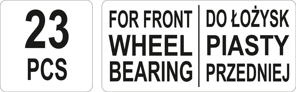FRONT WHEEL BEARING ADAPTER SET (YT-2541)
