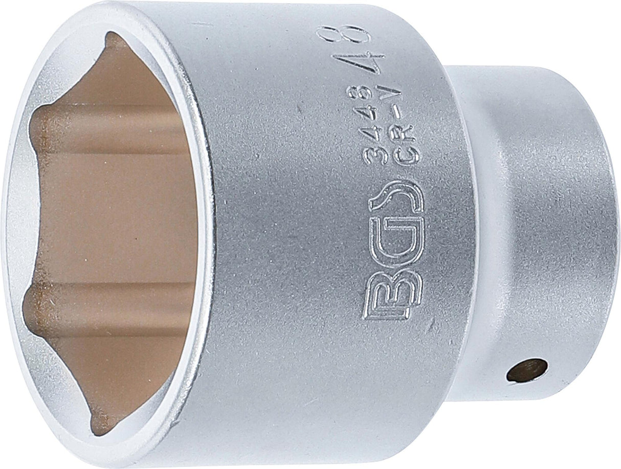 SOCKET, HEXAGON | 20 MM (3/4") DRIVE | 48 MM (3448)