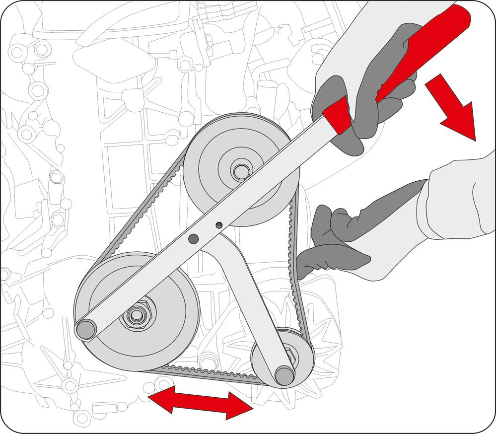 UNIV. PULLEY HOLDER AND FAN CLUTCH SET (YT-0627)