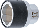 TWIST SOCKET (SPIRAL PROFILE) / SCREW EXTRACTOR | EXTERNAL HEXAGON DRIVE 17 MM | 17 MM (7510-17)