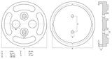 RUBBER PAD | FOR AUTO LIFTS | Ø 140 MM (7048)