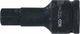 IMPACT BIT SOCKET | LENGTH 100 MM | 20 MM (3/4") DRIVE | INTERNAL HEXAGON 22 MM (6185-H22)