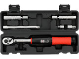 TORQUE WRENCH | 10 MM (3/8") | 10 - 60 NM | WITH SOCKETS | 6 PCS (YT-07843)