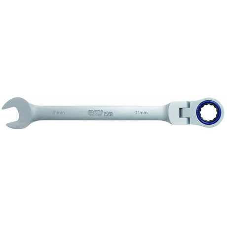 FLEX HEAD RATCHET WRENCH 72 TEETH CR-V 11 MM (1561)