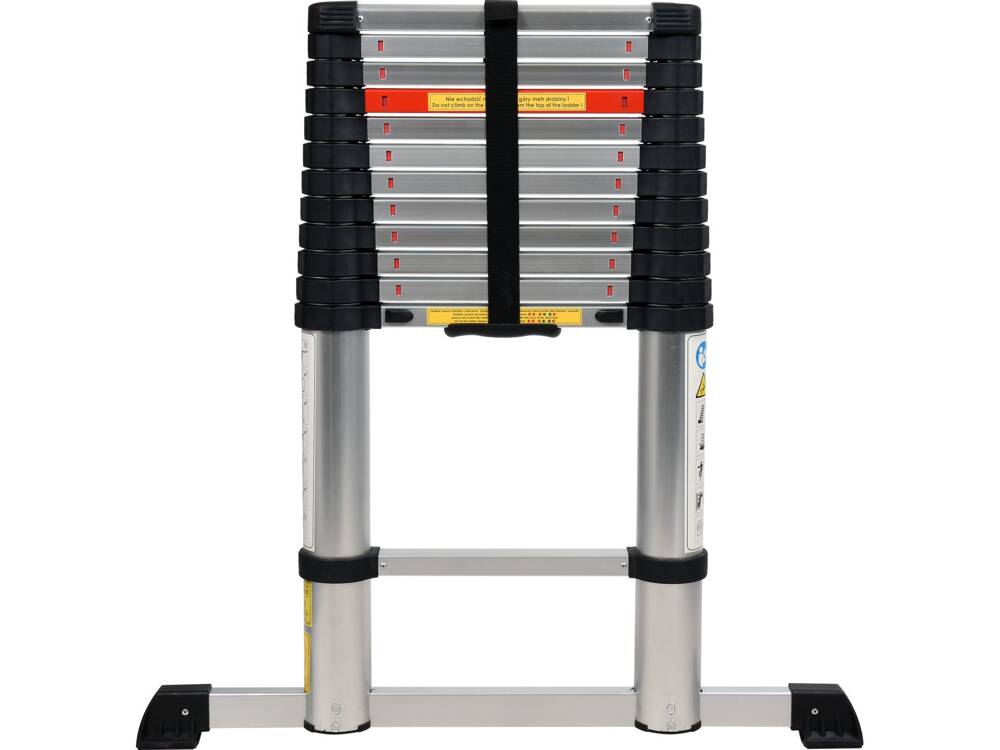 ALU TELESCOPIC LADDER 3,8M 13STEPS (17701)