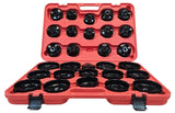 OIL FILTER WRENCH / CUP SET WITH ADJUSTABLE 3-JAW WRENCH | 31 PCS. (WS2700)