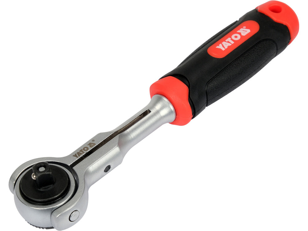 FLEXIBLE RATCHET HANDLE W.ROUND HEAD 1/4 (YT-07200)