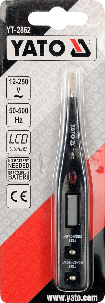 DIGITAL VOLTAGE TESTER   12-250V LCD (YT-2862)