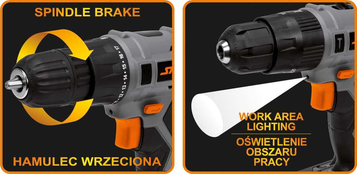 IMPACT DRILL DRIVER 18V - 1.3AH (78974)