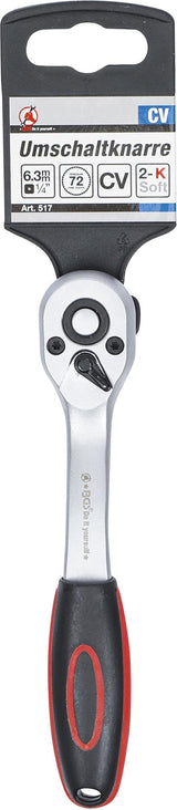 REVERSIBLE RATCHET | FINE TOOTH | 6.3 MM (1/4") (517)