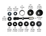 PRESS SET WITH SCREW | 24 PCS. (67300V)